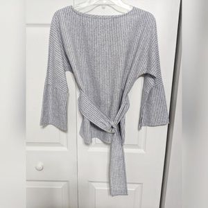 K/Lab Striped Bell Sleeve Blouse